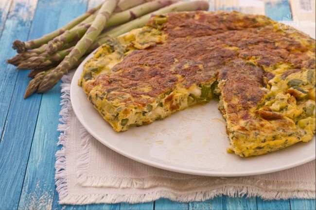 Frittata con gli asparagi