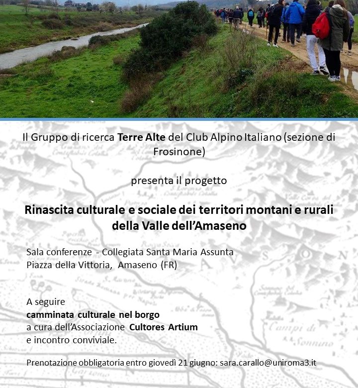 Presentazione Progetto Terre Alte CAI 2018